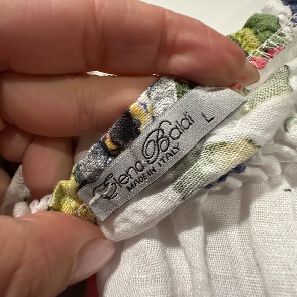 FINAL SALE! Linen Dress Elena Baldy , made in Italy - Picture 4 of 5